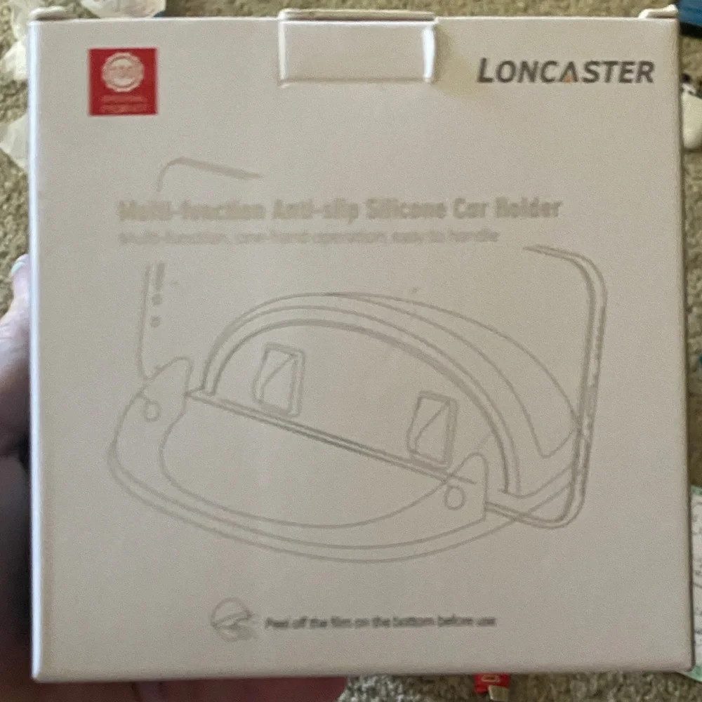 2 Loncaster Silicone Car Dashboard Mount for Smartphones and chargers. BNIB